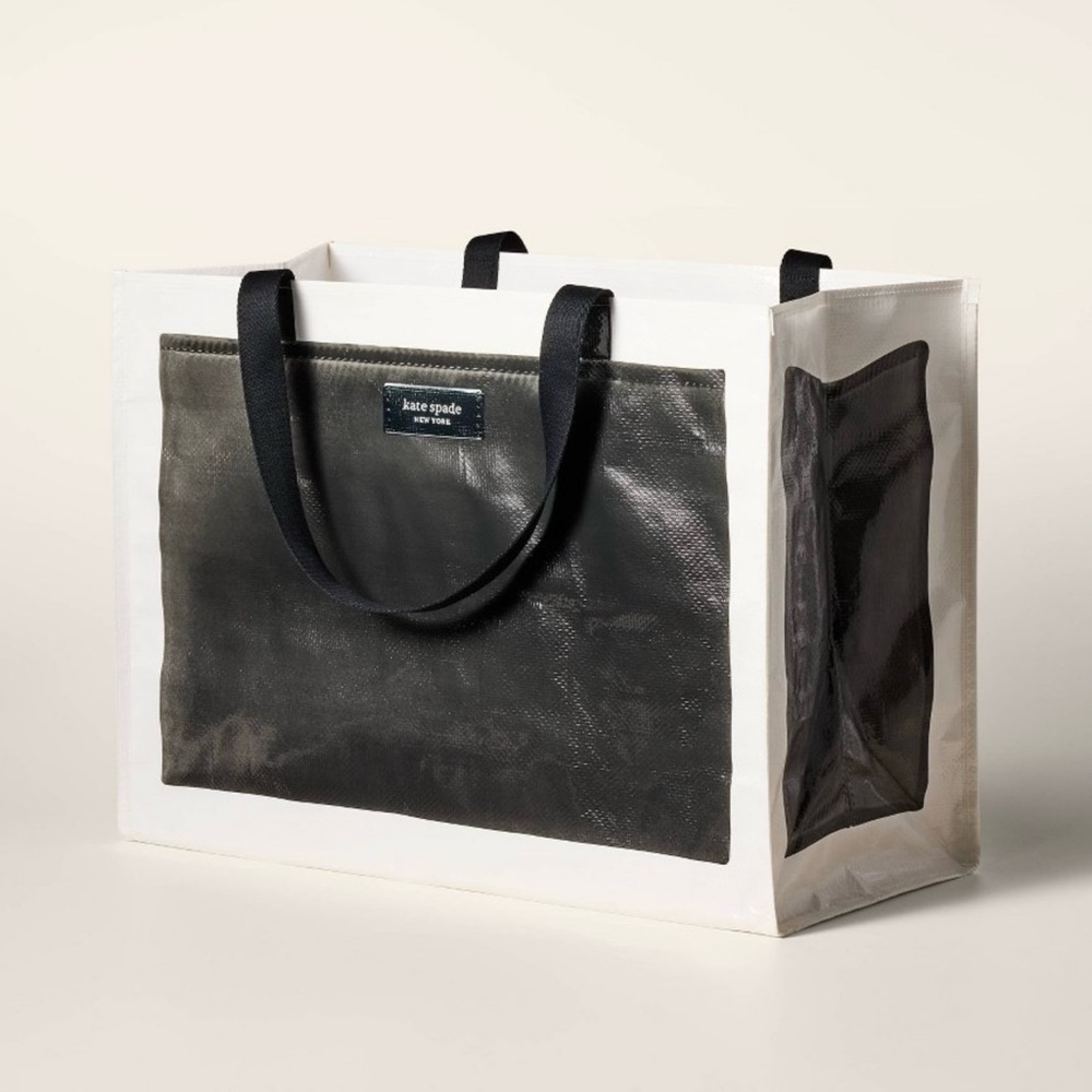 Target x Kate Spade Black and White Tote Bag - Picture 2 of 3